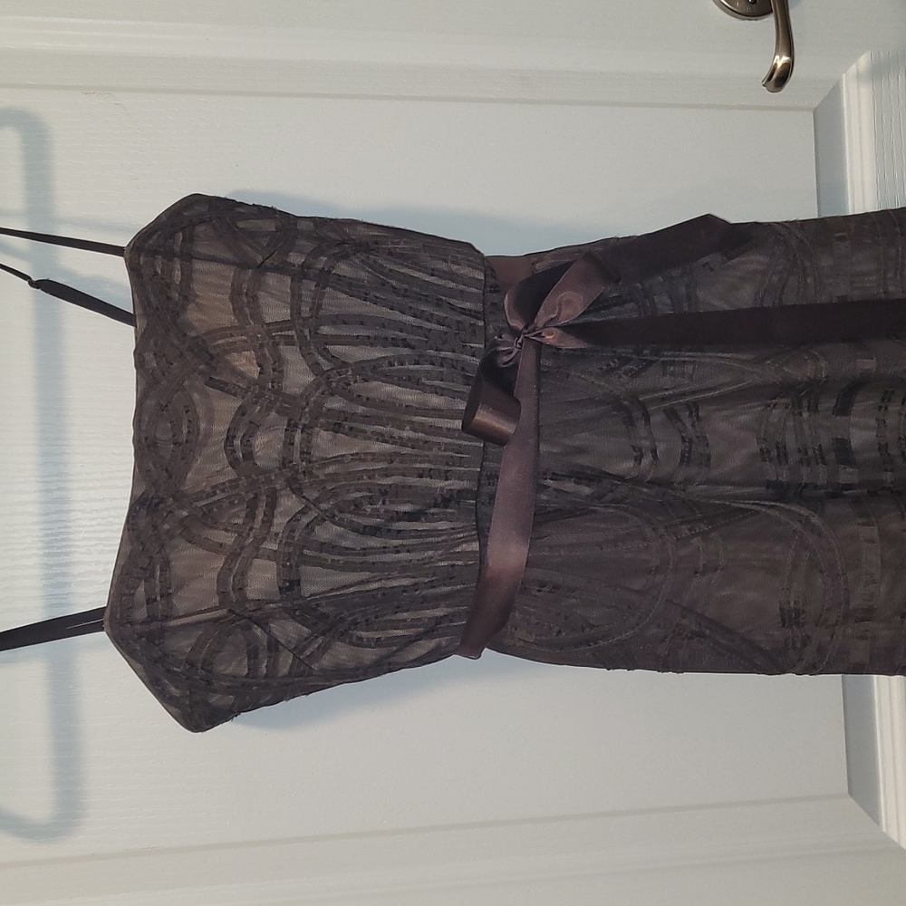 BCBG Max Azria Size 2 Chocolate Gown.